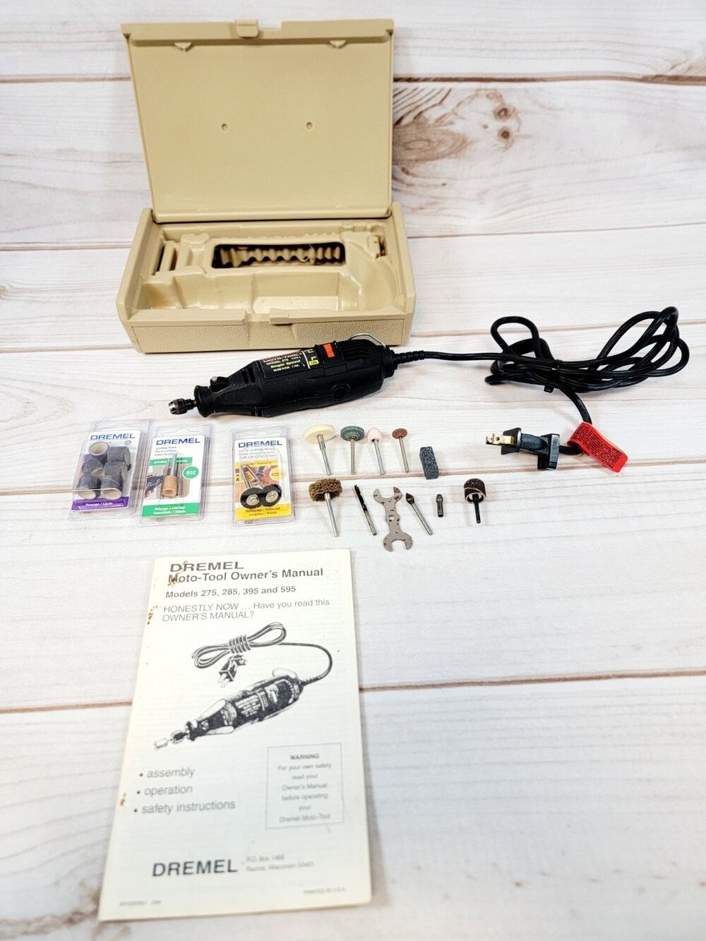 Dremel Multi Pro Grinder-single Speed/model 275-Type 5 - W/ Attachments & Case